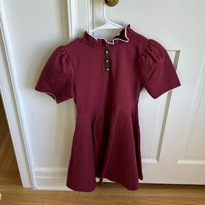 Janie & Jack Holiday red dress girls size 12